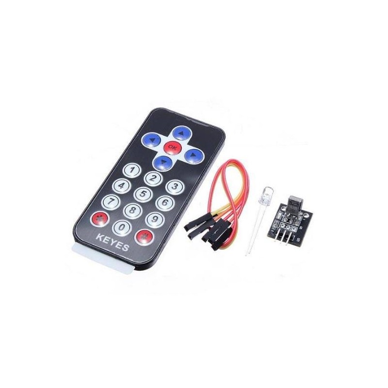 Mando  a distancia control remoto inalámbrico con módulo receptor de infrarrojos IR para Arduino