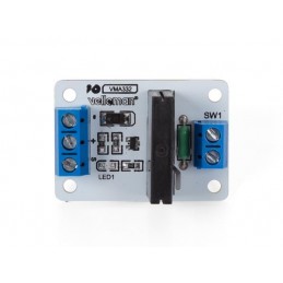 Módulo relé de estado sólido de 1 canal para Arduino 5 V y 10 mA