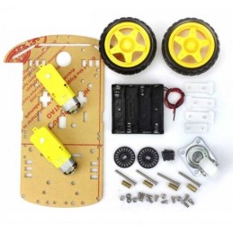 Chasis 2WD de coche inteligente Arduino DIY. Smart Car Robot Kit  de dos ruedas con Codificador de Velocidad