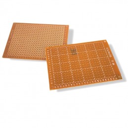 Placa Universal PCB estañada de doble cara 5X7 Marrón