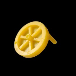 Manivela redonda de plástico de 30 mm