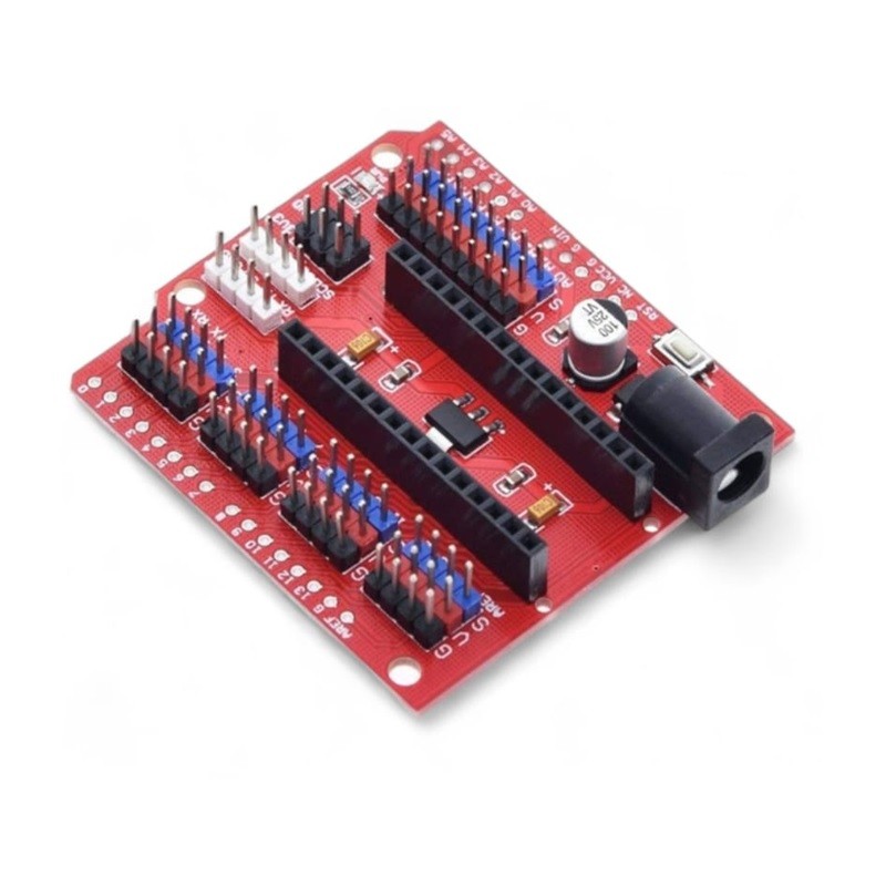 Escudo de Expasión arduino Nano  roja Shield compatible con Nano v2.x y v3.x