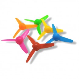 Hélice modelo K398 Molino de viento  de 3 palas para motor pequeño varios colores