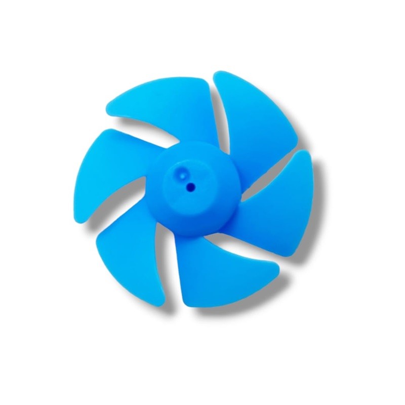 Hélice Turbofan con seis palas de 50mm de diámetro y 2mm de eje