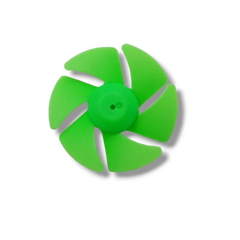 Hélice Turbofan con seis palas de 50mm de diámetro y 2mm de eje