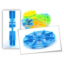 Rueda de patrón modelo DIY para proyecto de robótica en miniatura