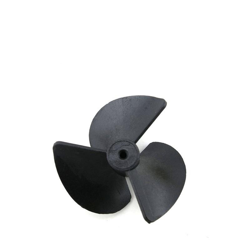 Hélice para barco RC de tres palas con eje de 2 mm de nailon