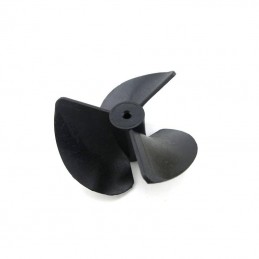 Hélice para barco RC de tres palas con eje de 2 mm de nailon