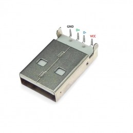 Conector de enchufe IMC USB tipo A macho